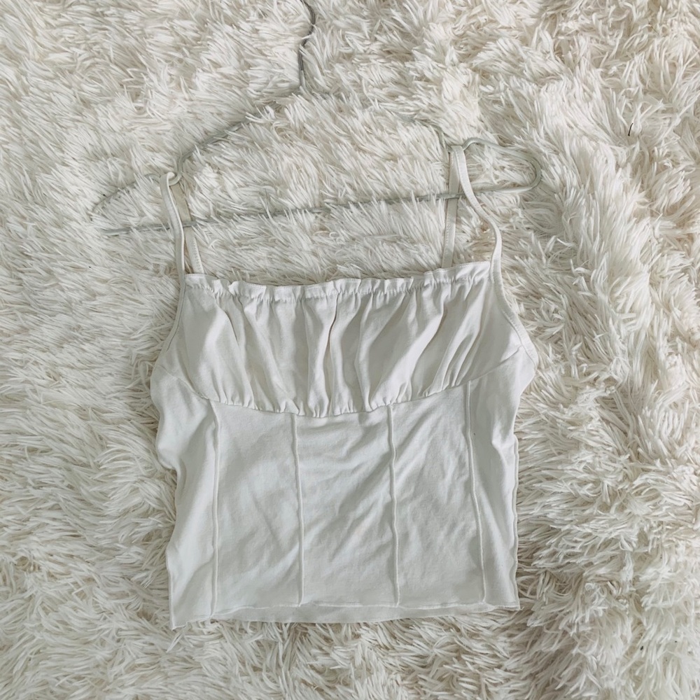 ruched tank top